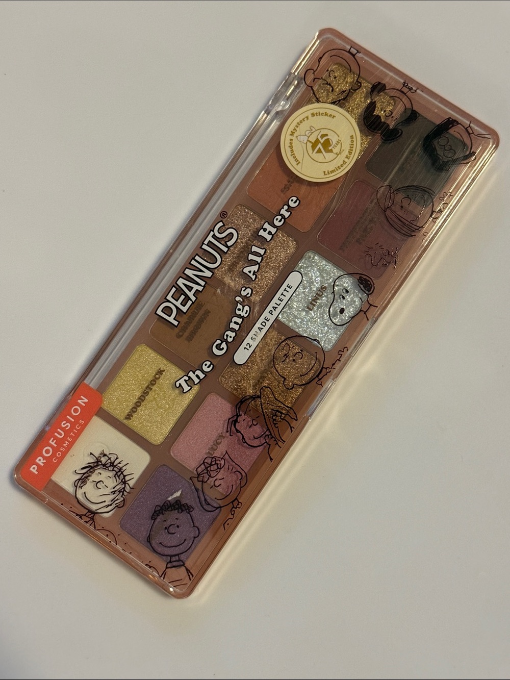 Profusion Cosmetics Peanuts The Gang’s All Here 12 Color Eyeshadow Pallette